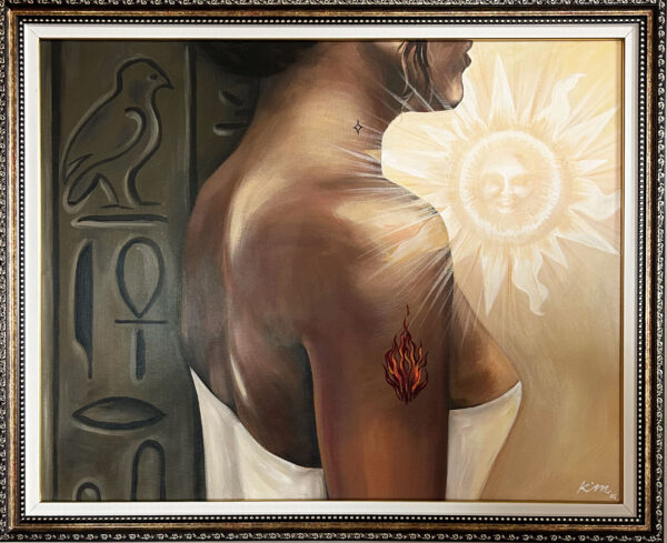 Karolina_Marczewska_Podrozniczka_40x50cm_akryl_na_plotnie Podróżniczka